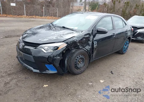 2014 Toyota Corolla Le z USA, uszkodzony, nr VIN 2T1BURHE8EC171657